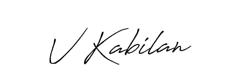 Make a beautiful signature design for name V Kabilan. Use this online signature maker to create a handwritten signature for free. V Kabilan signature style 7 images and pictures png