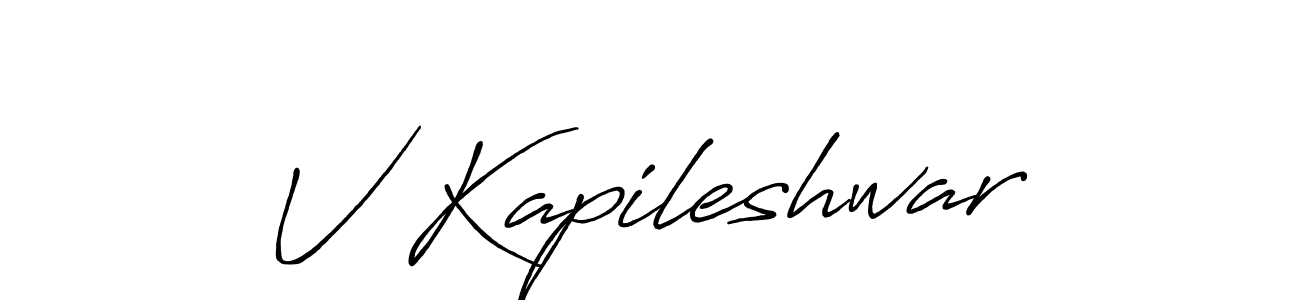 Antro_Vectra_Bolder is a professional signature style that is perfect for those who want to add a touch of class to their signature. It is also a great choice for those who want to make their signature more unique. Get V Kapileshwar name to fancy signature for free. V Kapileshwar signature style 7 images and pictures png