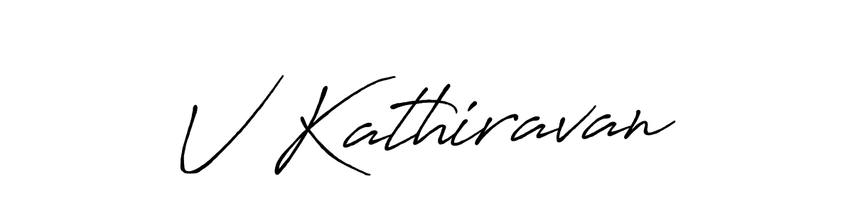 It looks lik you need a new signature style for name V Kathiravan. Design unique handwritten (Antro_Vectra_Bolder) signature with our free signature maker in just a few clicks. V Kathiravan signature style 7 images and pictures png