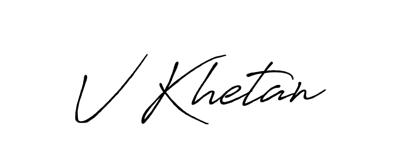 It looks lik you need a new signature style for name V Khetan. Design unique handwritten (Antro_Vectra_Bolder) signature with our free signature maker in just a few clicks. V Khetan signature style 7 images and pictures png