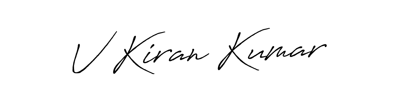 You should practise on your own different ways (Antro_Vectra_Bolder) to write your name (V Kiran Kumar) in signature. don't let someone else do it for you. V Kiran Kumar signature style 7 images and pictures png