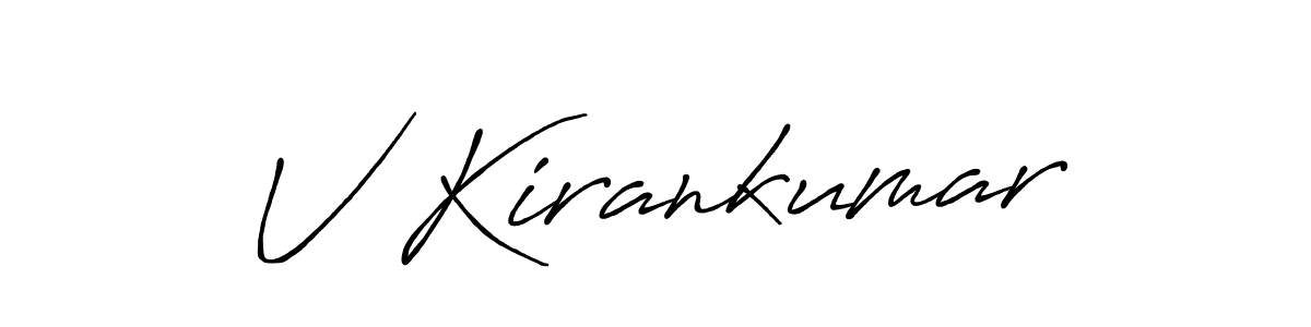 Similarly Antro_Vectra_Bolder is the best handwritten signature design. Signature creator online .You can use it as an online autograph creator for name V Kirankumar. V Kirankumar signature style 7 images and pictures png