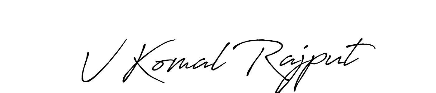 Make a short V Komal Rajput signature style. Manage your documents anywhere anytime using Antro_Vectra_Bolder. Create and add eSignatures, submit forms, share and send files easily. V Komal Rajput signature style 7 images and pictures png