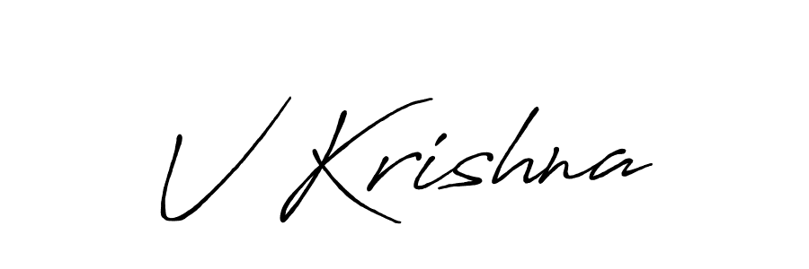 Make a beautiful signature design for name V Krishna. Use this online signature maker to create a handwritten signature for free. V Krishna signature style 7 images and pictures png