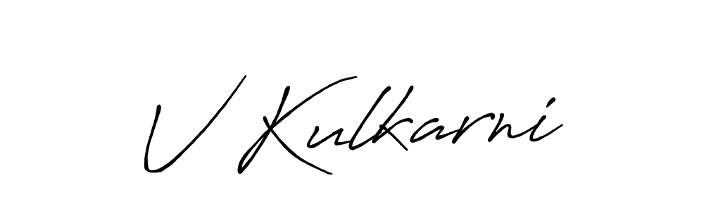 Make a short V Kulkarni signature style. Manage your documents anywhere anytime using Antro_Vectra_Bolder. Create and add eSignatures, submit forms, share and send files easily. V Kulkarni signature style 7 images and pictures png