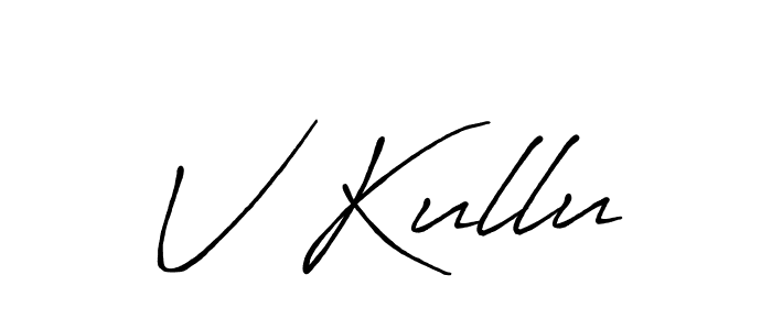 It looks lik you need a new signature style for name V Kullu. Design unique handwritten (Antro_Vectra_Bolder) signature with our free signature maker in just a few clicks. V Kullu signature style 7 images and pictures png