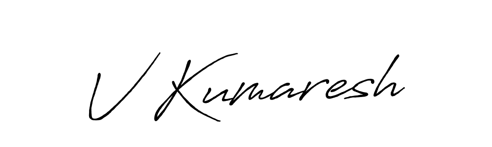 Make a short V Kumaresh signature style. Manage your documents anywhere anytime using Antro_Vectra_Bolder. Create and add eSignatures, submit forms, share and send files easily. V Kumaresh signature style 7 images and pictures png