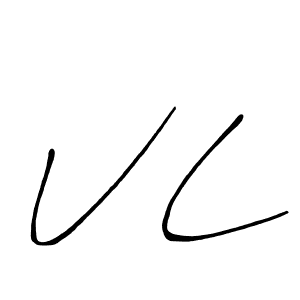 if you are searching for the best signature style for your name V L. so please give up your signature search. here we have designed multiple signature styles  using Antro_Vectra_Bolder. V L signature style 7 images and pictures png