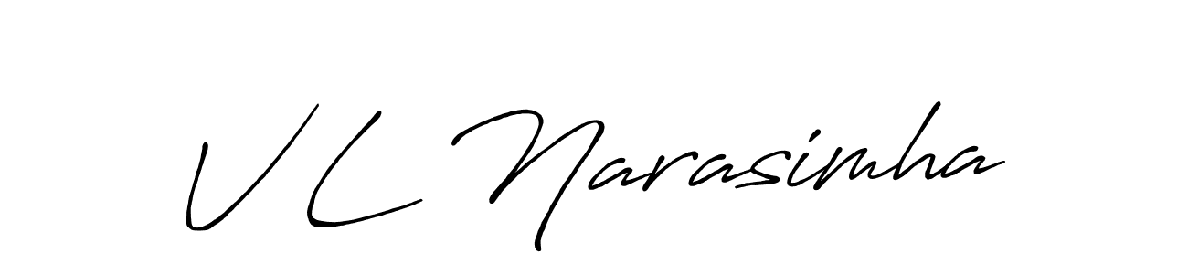 Similarly Antro_Vectra_Bolder is the best handwritten signature design. Signature creator online .You can use it as an online autograph creator for name V L Narasimha. V L Narasimha signature style 7 images and pictures png