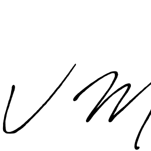 Make a beautiful signature design for name V M. Use this online signature maker to create a handwritten signature for free. V M signature style 7 images and pictures png