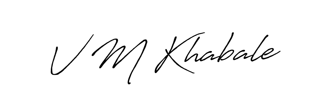 Here are the top 10 professional signature styles for the name V M Khabale. These are the best autograph styles you can use for your name. V M Khabale signature style 7 images and pictures png