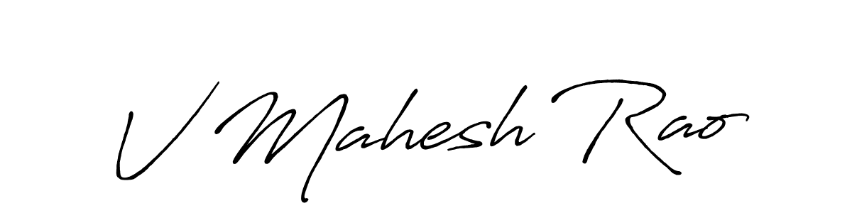 Best and Professional Signature Style for V Mahesh Rao. Antro_Vectra_Bolder Best Signature Style Collection. V Mahesh Rao signature style 7 images and pictures png