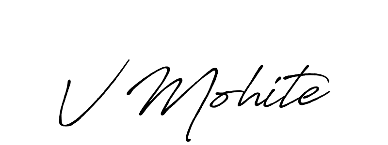 How to Draw V Mohite signature style? Antro_Vectra_Bolder is a latest design signature styles for name V Mohite. V Mohite signature style 7 images and pictures png