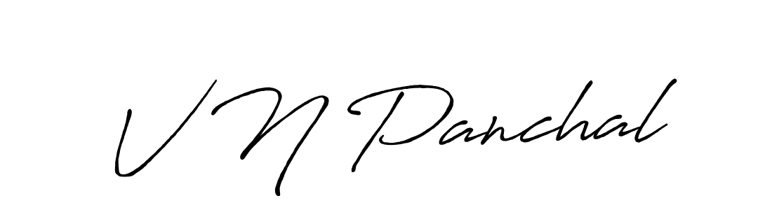 Make a beautiful signature design for name V N Panchal. Use this online signature maker to create a handwritten signature for free. V N Panchal signature style 7 images and pictures png