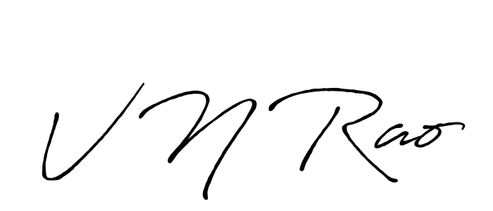 if you are searching for the best signature style for your name V N Rao. so please give up your signature search. here we have designed multiple signature styles  using Antro_Vectra_Bolder. V N Rao signature style 7 images and pictures png