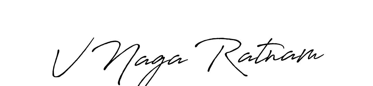 The best way (Antro_Vectra_Bolder) to make a short signature is to pick only two or three words in your name. The name V Naga Ratnam include a total of six letters. For converting this name. V Naga Ratnam signature style 7 images and pictures png