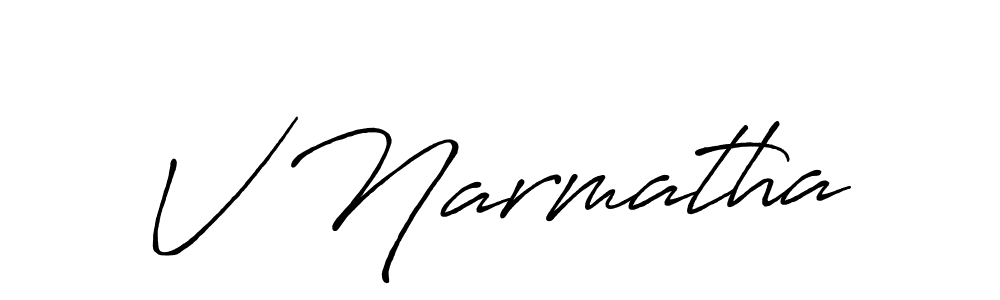 Once you've used our free online signature maker to create your best signature Antro_Vectra_Bolder style, it's time to enjoy all of the benefits that V Narmatha name signing documents. V Narmatha signature style 7 images and pictures png