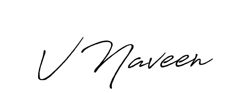 This is the best signature style for the V Naveen name. Also you like these signature font (Antro_Vectra_Bolder). Mix name signature. V Naveen signature style 7 images and pictures png