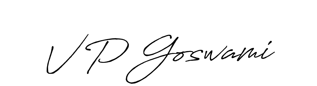 Make a beautiful signature design for name V P Goswami. Use this online signature maker to create a handwritten signature for free. V P Goswami signature style 7 images and pictures png