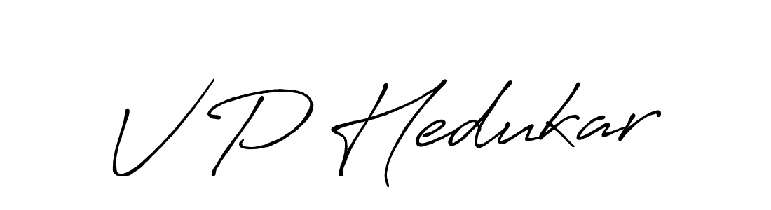 Make a beautiful signature design for name V P Hedukar. Use this online signature maker to create a handwritten signature for free. V P Hedukar signature style 7 images and pictures png