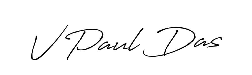 Make a beautiful signature design for name V Paul Das. Use this online signature maker to create a handwritten signature for free. V Paul Das signature style 7 images and pictures png