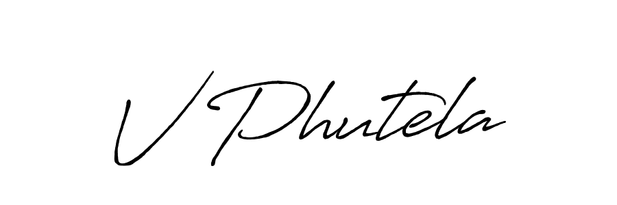 Here are the top 10 professional signature styles for the name V Phutela. These are the best autograph styles you can use for your name. V Phutela signature style 7 images and pictures png