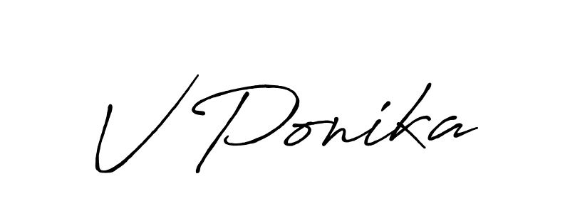 Antro_Vectra_Bolder is a professional signature style that is perfect for those who want to add a touch of class to their signature. It is also a great choice for those who want to make their signature more unique. Get V Ponika name to fancy signature for free. V Ponika signature style 7 images and pictures png