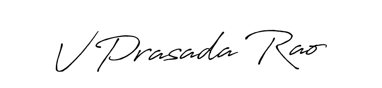 It looks lik you need a new signature style for name V Prasada Rao. Design unique handwritten (Antro_Vectra_Bolder) signature with our free signature maker in just a few clicks. V Prasada Rao signature style 7 images and pictures png