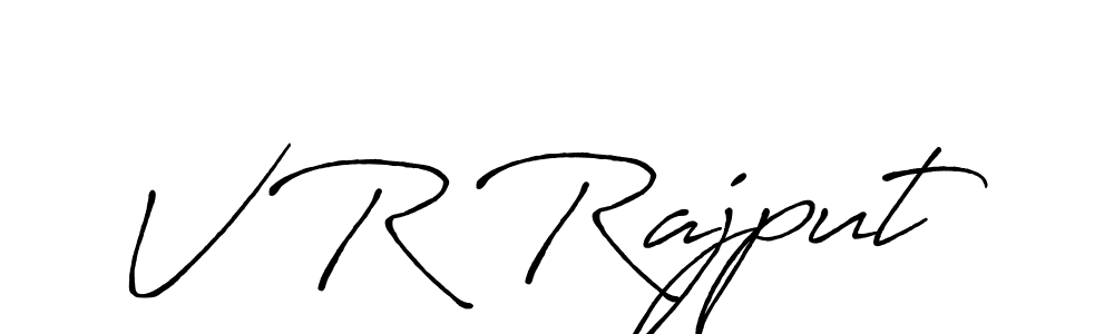 Make a beautiful signature design for name V R Rajput. Use this online signature maker to create a handwritten signature for free. V R Rajput signature style 7 images and pictures png
