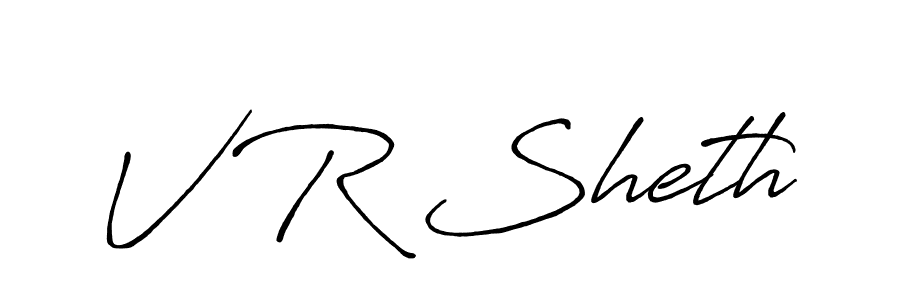 Make a beautiful signature design for name V R Sheth. Use this online signature maker to create a handwritten signature for free. V R Sheth signature style 7 images and pictures png