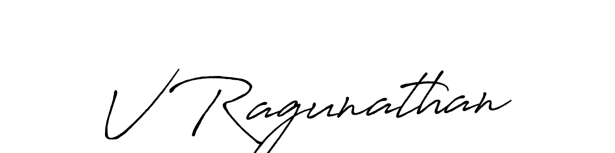 V Ragunathan stylish signature style. Best Handwritten Sign (Antro_Vectra_Bolder) for my name. Handwritten Signature Collection Ideas for my name V Ragunathan. V Ragunathan signature style 7 images and pictures png