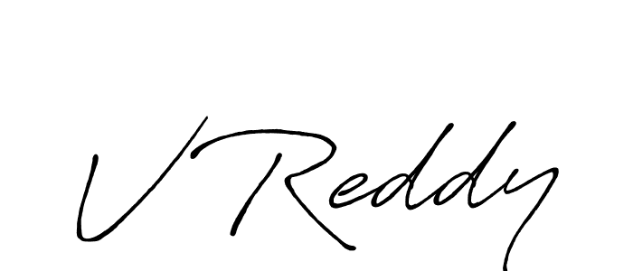 Make a beautiful signature design for name V Reddy. Use this online signature maker to create a handwritten signature for free. V Reddy signature style 7 images and pictures png