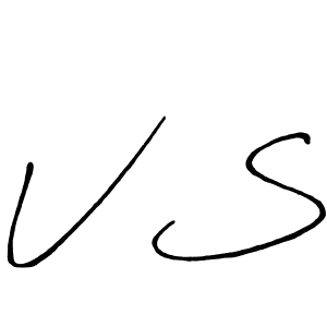 Also we have V S name is the best signature style. Create professional handwritten signature collection using Antro_Vectra_Bolder autograph style. V S signature style 7 images and pictures png