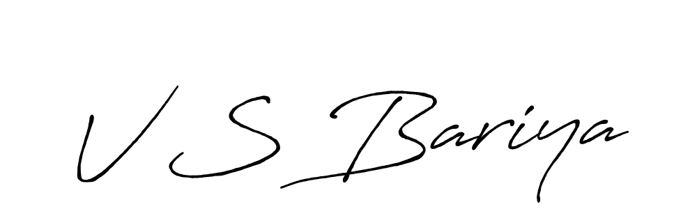 if you are searching for the best signature style for your name V S Bariya. so please give up your signature search. here we have designed multiple signature styles  using Antro_Vectra_Bolder. V S Bariya signature style 7 images and pictures png