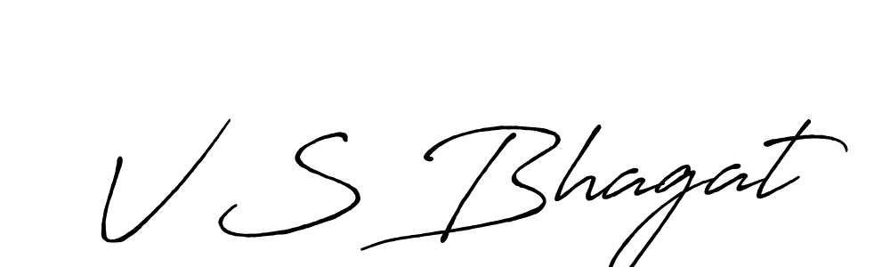 Antro_Vectra_Bolder is a professional signature style that is perfect for those who want to add a touch of class to their signature. It is also a great choice for those who want to make their signature more unique. Get V S Bhagat name to fancy signature for free. V S Bhagat signature style 7 images and pictures png