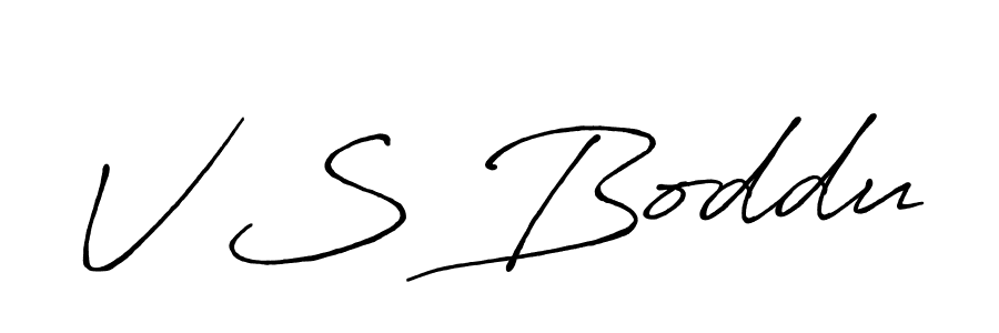 Antro_Vectra_Bolder is a professional signature style that is perfect for those who want to add a touch of class to their signature. It is also a great choice for those who want to make their signature more unique. Get V S Boddu name to fancy signature for free. V S Boddu signature style 7 images and pictures png