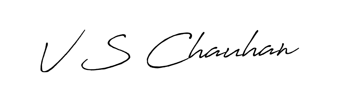 It looks lik you need a new signature style for name V S Chauhan. Design unique handwritten (Antro_Vectra_Bolder) signature with our free signature maker in just a few clicks. V S Chauhan signature style 7 images and pictures png