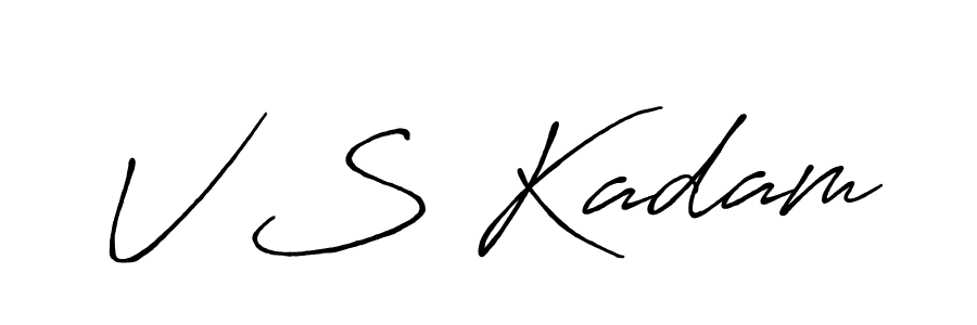 You can use this online signature creator to create a handwritten signature for the name V S Kadam. This is the best online autograph maker. V S Kadam signature style 7 images and pictures png