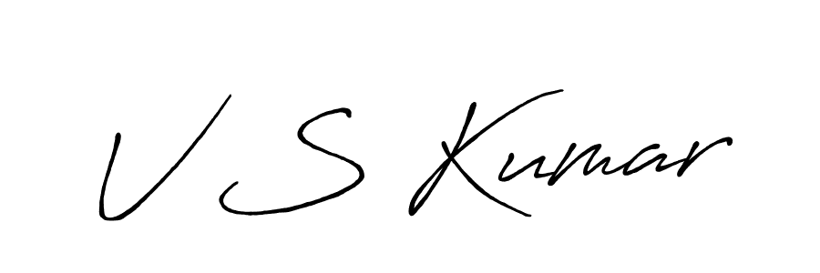 You should practise on your own different ways (Antro_Vectra_Bolder) to write your name (V S Kumar) in signature. don't let someone else do it for you. V S Kumar signature style 7 images and pictures png