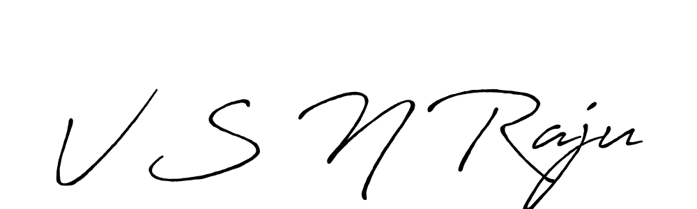 Similarly Antro_Vectra_Bolder is the best handwritten signature design. Signature creator online .You can use it as an online autograph creator for name V S N Raju. V S N Raju signature style 7 images and pictures png