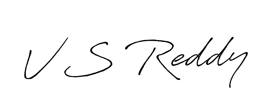 if you are searching for the best signature style for your name V S Reddy. so please give up your signature search. here we have designed multiple signature styles  using Antro_Vectra_Bolder. V S Reddy signature style 7 images and pictures png