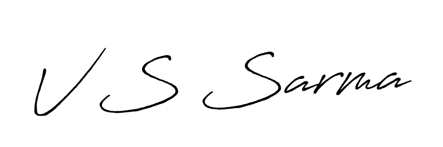 It looks lik you need a new signature style for name V S Sarma. Design unique handwritten (Antro_Vectra_Bolder) signature with our free signature maker in just a few clicks. V S Sarma signature style 7 images and pictures png