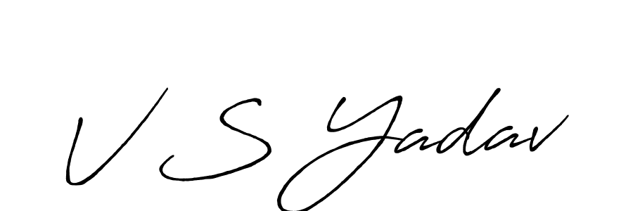 Once you've used our free online signature maker to create your best signature Antro_Vectra_Bolder style, it's time to enjoy all of the benefits that V S Yadav name signing documents. V S Yadav signature style 7 images and pictures png