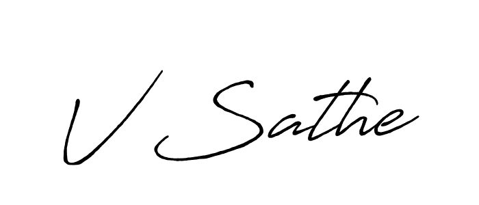 Once you've used our free online signature maker to create your best signature Antro_Vectra_Bolder style, it's time to enjoy all of the benefits that V Sathe name signing documents. V Sathe signature style 7 images and pictures png