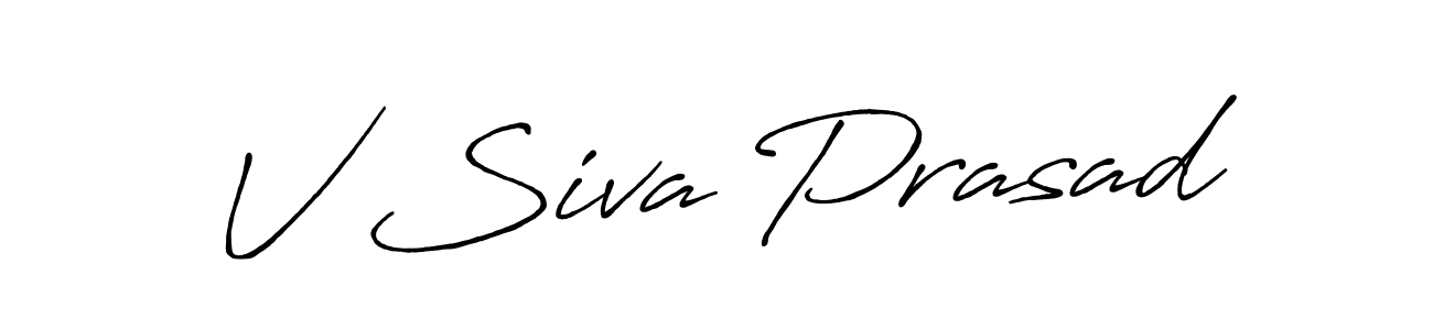 if you are searching for the best signature style for your name V Siva Prasad. so please give up your signature search. here we have designed multiple signature styles  using Antro_Vectra_Bolder. V Siva Prasad signature style 7 images and pictures png