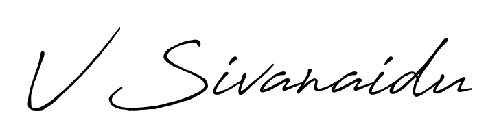Once you've used our free online signature maker to create your best signature Antro_Vectra_Bolder style, it's time to enjoy signing your documents with V Sivanaidu name. V Sivanaidu signature style 7 images and pictures png