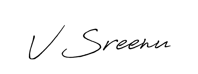 Best and Professional Signature Style for V Sreenu. Antro_Vectra_Bolder Best Signature Style Collection. V Sreenu signature style 7 images and pictures png