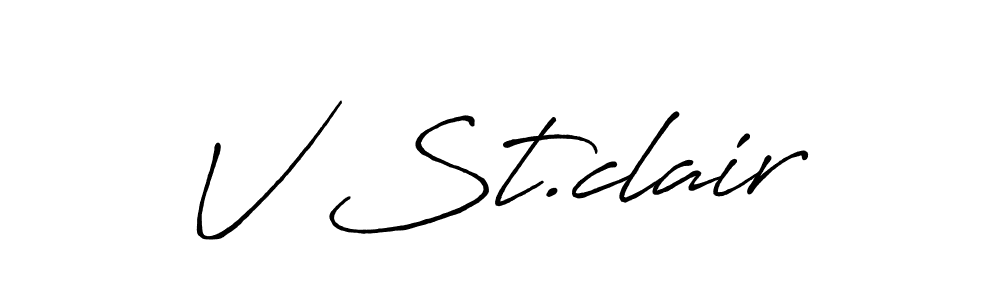 Here are the top 10 professional signature styles for the name V St.clair. These are the best autograph styles you can use for your name. V St.clair signature style 7 images and pictures png