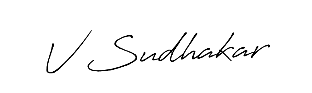 Here are the top 10 professional signature styles for the name V Sudhakar. These are the best autograph styles you can use for your name. V Sudhakar signature style 7 images and pictures png