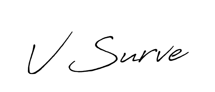 Best and Professional Signature Style for V Surve. Antro_Vectra_Bolder Best Signature Style Collection. V Surve signature style 7 images and pictures png